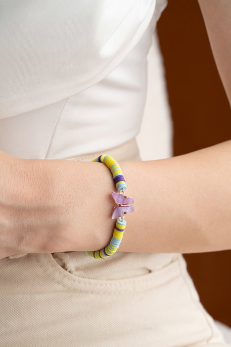 Heliophilia Silver Pulsera Multicolor con Colgante Ajustable Heliophilia Silver Pulsera Multicolor con Colgante Ajustable